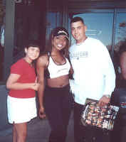 christina, joe and black raiderette.jpg (52521 bytes)